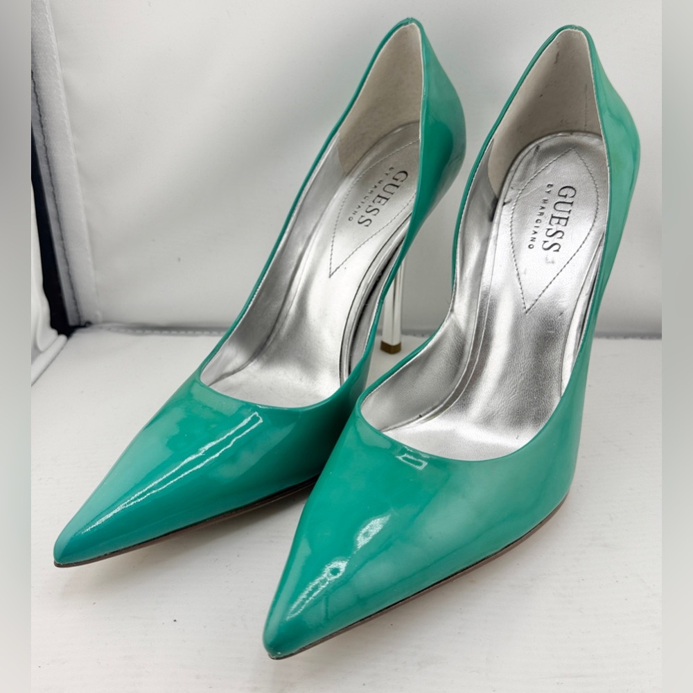 Guess by Marciano Teal Heels - Picture 2 of 5